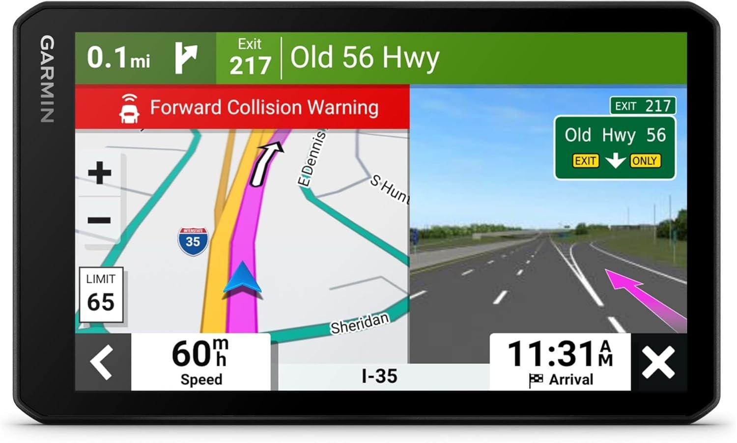Garmin RV Cam 795, Large, Easy-to-Read 7” GPS RV Navigator, Built-in Dash Cam, Automatic Incident Detection, Custom RV Routing, High-Resolution Birdseye Satellite Imagery