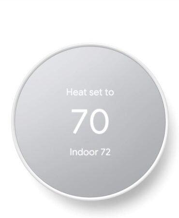 Google Nest Thermostat - Smart Thermostat for Home - Programmable Wifi Thermostat - Snow