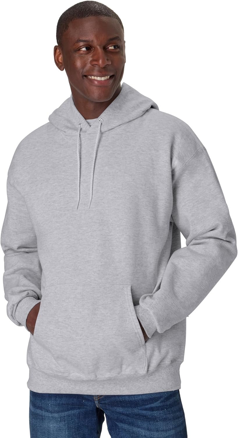 Hanes Men's Ultimate Sweatshirt, Heavyweight Fleece Hoodie, Cotton Sweatshirt for Men