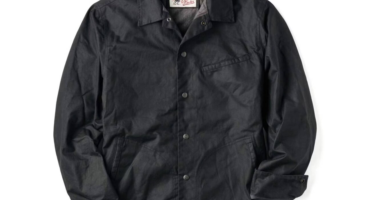 Huckberry is selling an embroidered version of its best-selling waxed jacket at 55% off