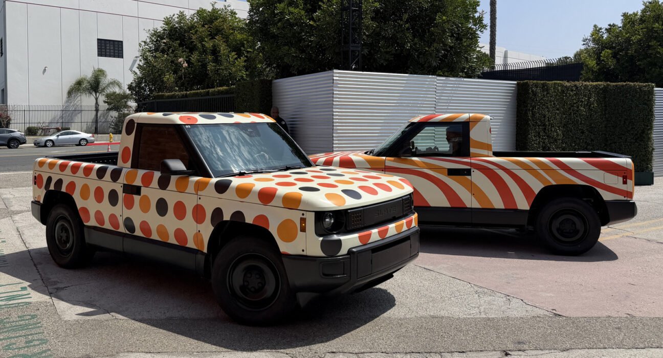 I rode in the slate truck briefly, and it wouldn't be a 'no' from me, dog