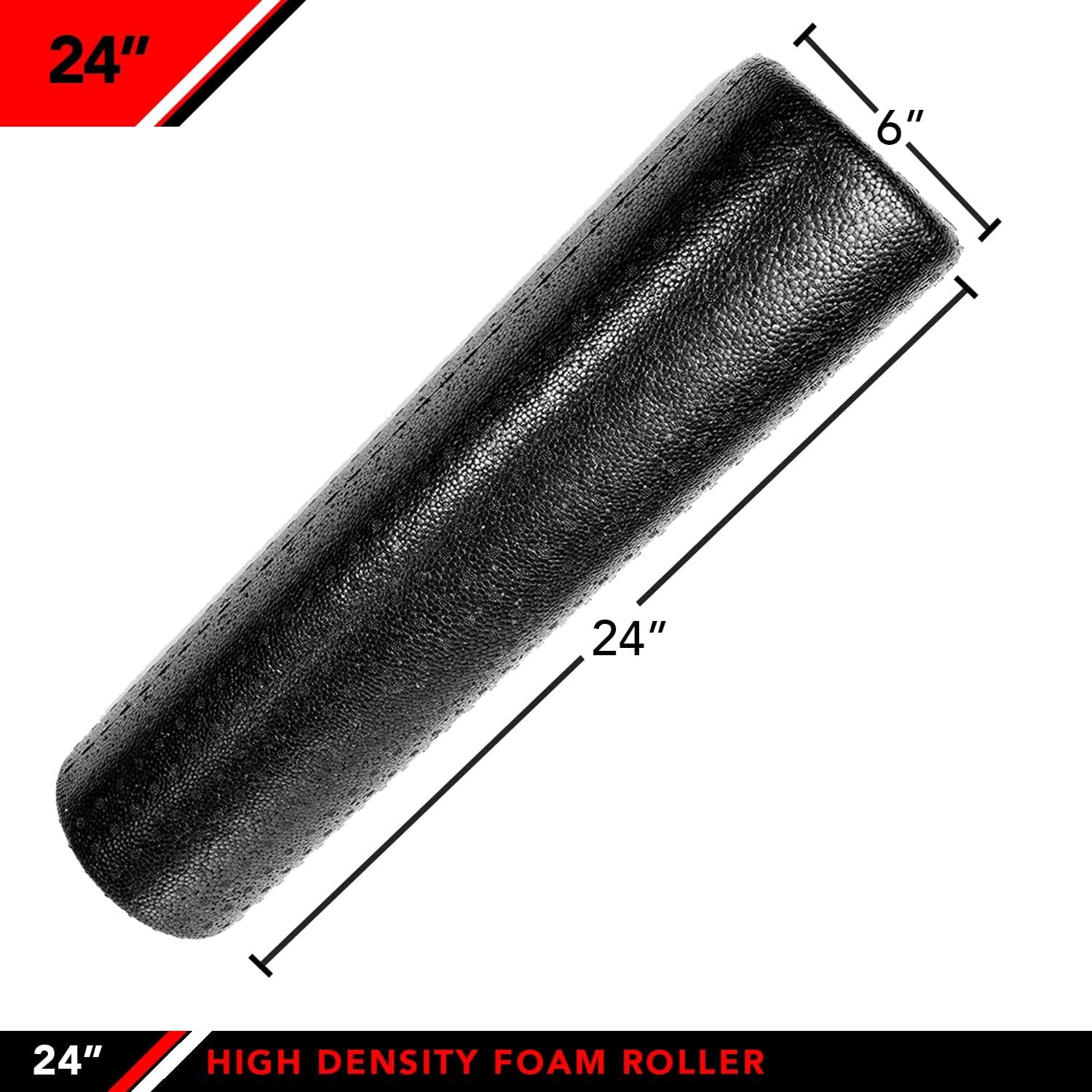JFIT High Density Foam Roller – EPP Deep Tissue Massage Roller for Muscle Recovery, Myofascial Release & Stretching