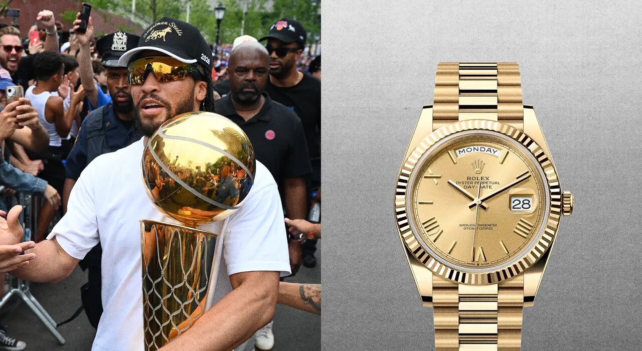 Jalen Brunson's Knicks Parade Rolex Fits MVP