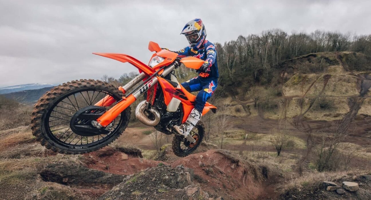 KTM debuted its enduro dirt bike lineup. same, same, but different