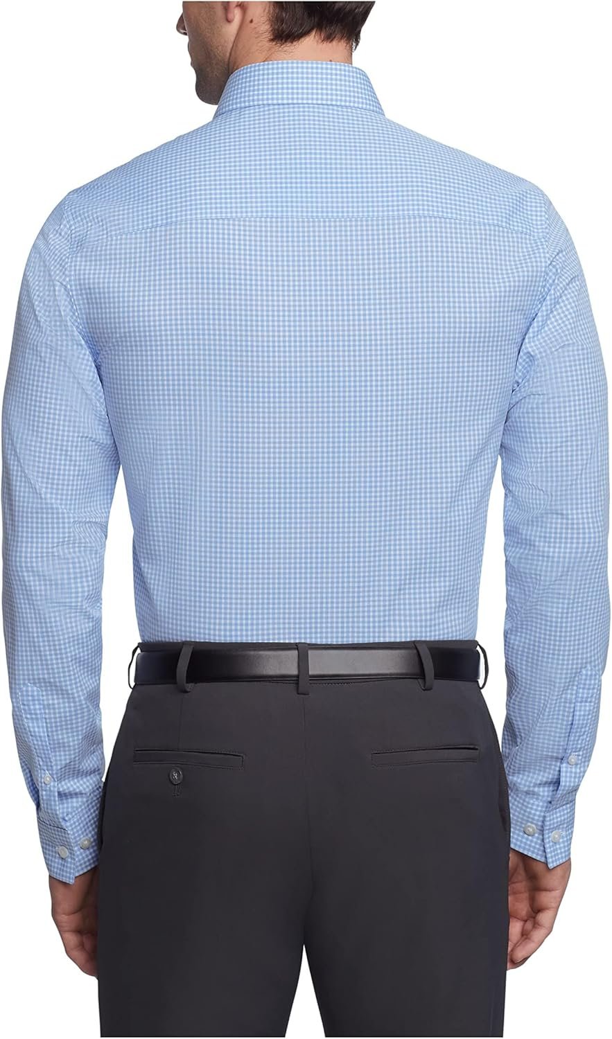 Kenneth Cole Mens Dress Shirt Slim Fit Checks and Stripes (Patterned)