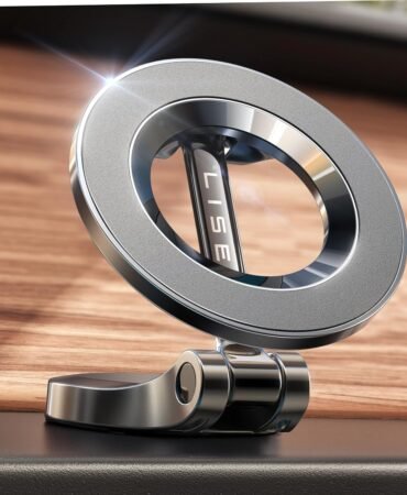LISEN for MagSafe Car Mount for iPhone 17 Pro Max [24 Strong Magnets] Classic Magnetic Phone Holder for Car Dashboard Magnet Phone Mount Car Cell Phone Holder for iPhone 17 Pro Max Air 16 15 14 13 12
