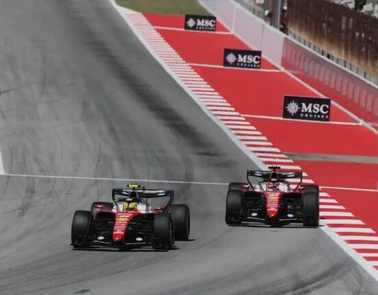 Lewis Hamilton takes Ferrari's first spectacular win as Mercedes suffer huge blow in Barcelona