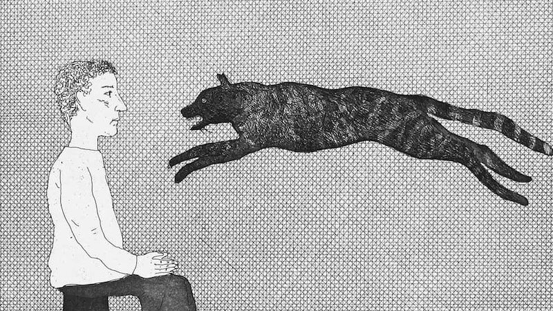 Literary Center » Check out David Hockney's strange and lovely illustrations for his favorite Brothers Grimm fairy tales.