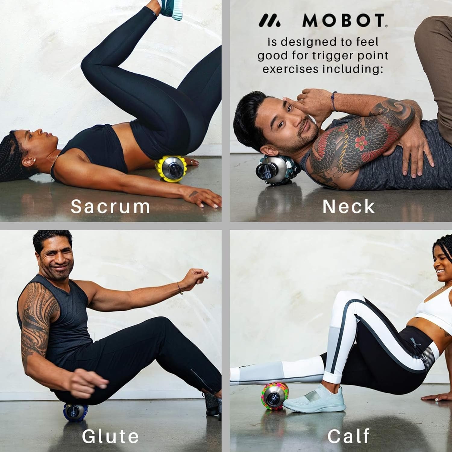 MOBOT Portable Travel Foam Roller Water Bottle with Sip Straw, Stainless Steel Screw Lid | Insulated Sports Water Bottle and Foam Rollers for Yoga, Workout, Home Gym, & Exercise (Clay, 40 oz)