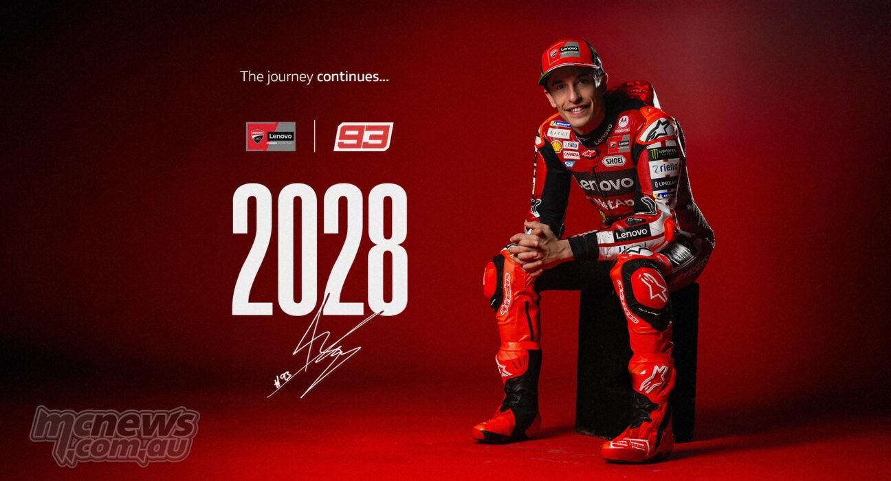 Marc Marquez commits to Ducati MotoGP team until 2028