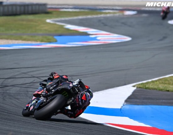 Marco Bezzecchi dominates red-flagged Assen MotoGP practice as Alex Marquez crashes hard