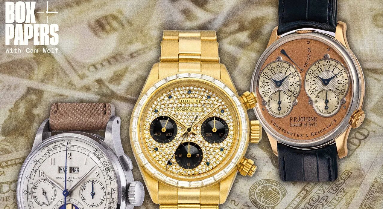 Million-dollar watches are absolutely booming. here's why