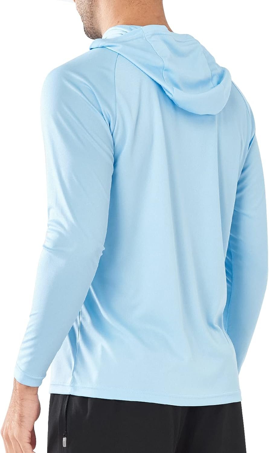 NORTHYARD Men's UPF 50+ Rash Guard Hoodie Long Sleeve Sun Protection Shirt Fishing Swim Beach Hiking Quick Dry Lightweight