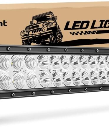 Nilight - 70003C-A 22" 120w LED Light Bar Flood Spot Combo Work Light Driving Lights Fog Lamp Offroad Lighting for SUV Ute ATV Truck 4x4 Boat,2 Years Warranty