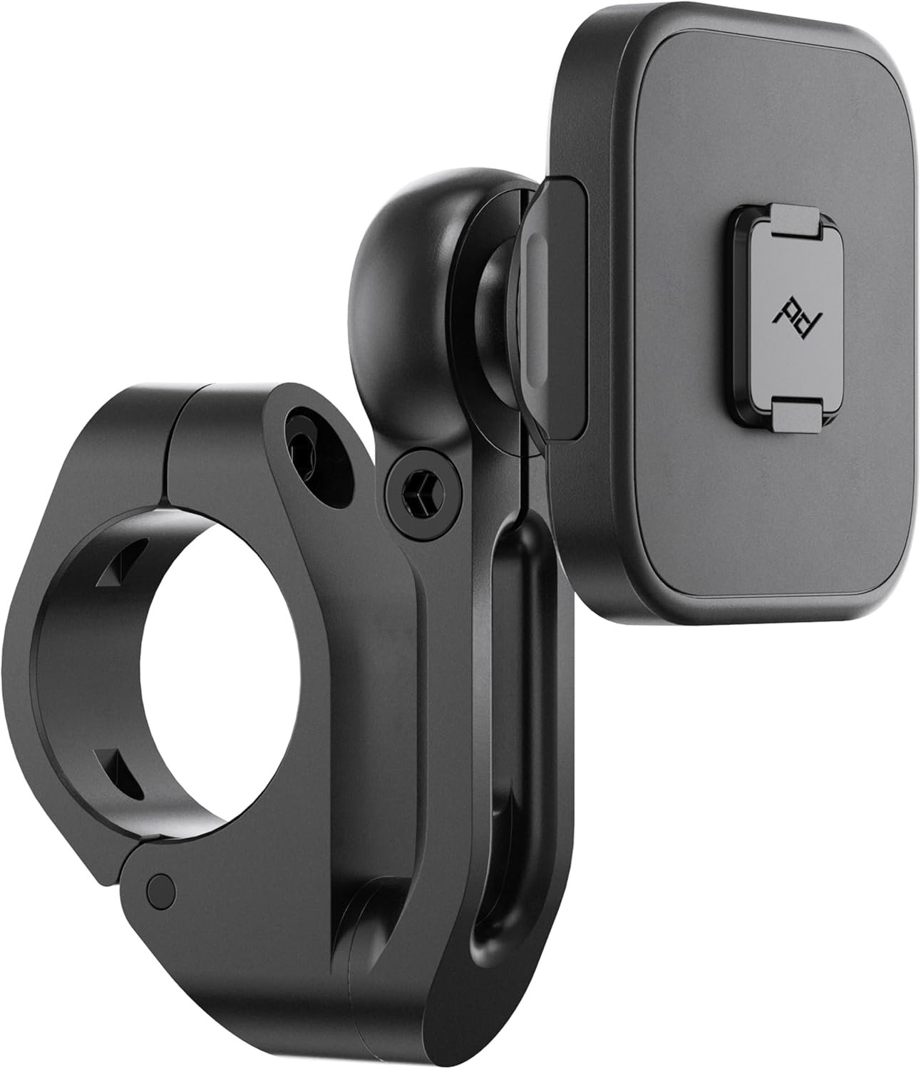 Peak Design Mobile Motorcycle Bar Phone Mount V2, Non-Charging, SlimLink Mounting Technology, Rigid Arm, Fits a Variety of Handlebars (7/8"-1.25" Diameter), Vibration Isolator, Motorcycle Phone Mount