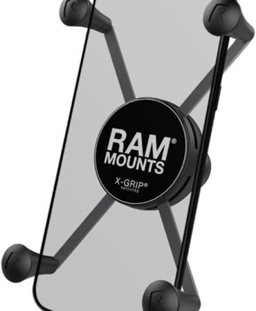 RAM MOUNTS X-Grip Large Phone Mount Holder – Universal Smartphone Cradle with B Size 1" Ball (RAM-HOL-UN10BU)