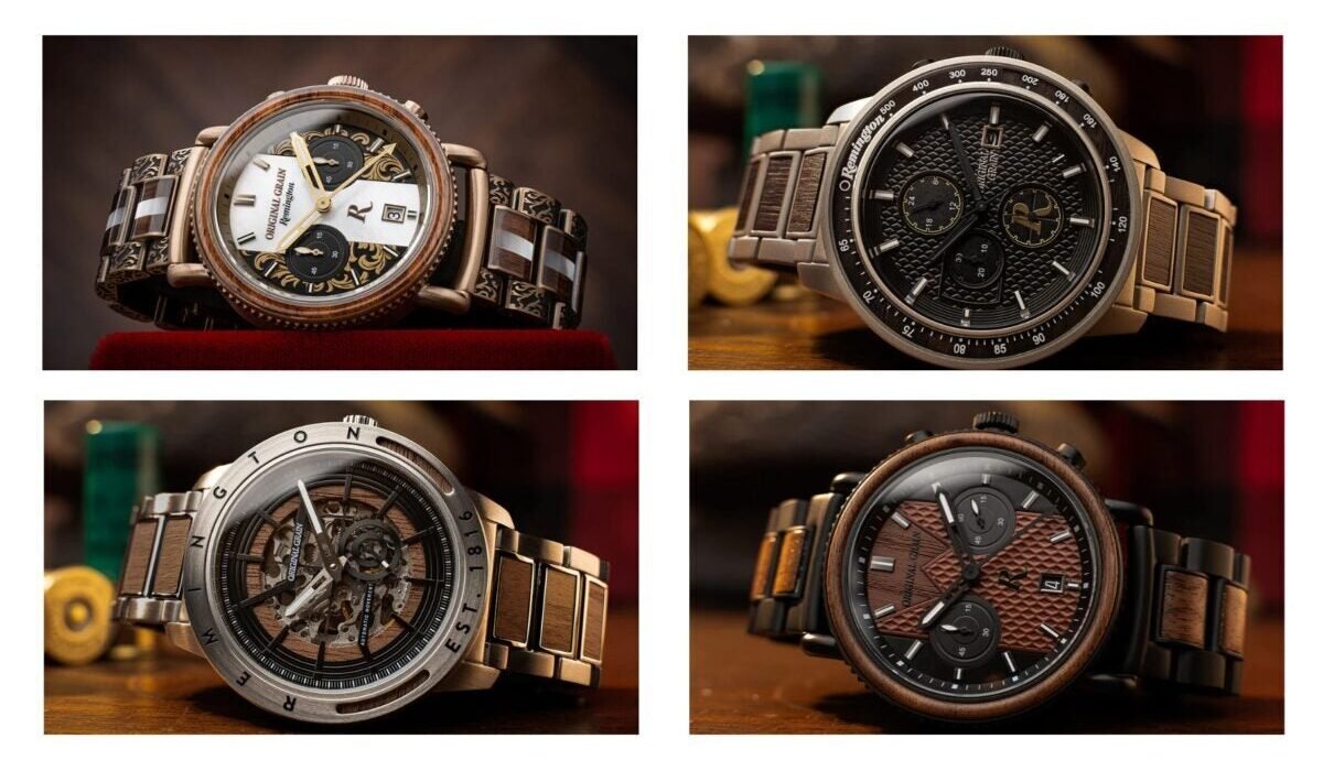Remington Collaboration with Original Grain for Hunt Club Series Timepieces