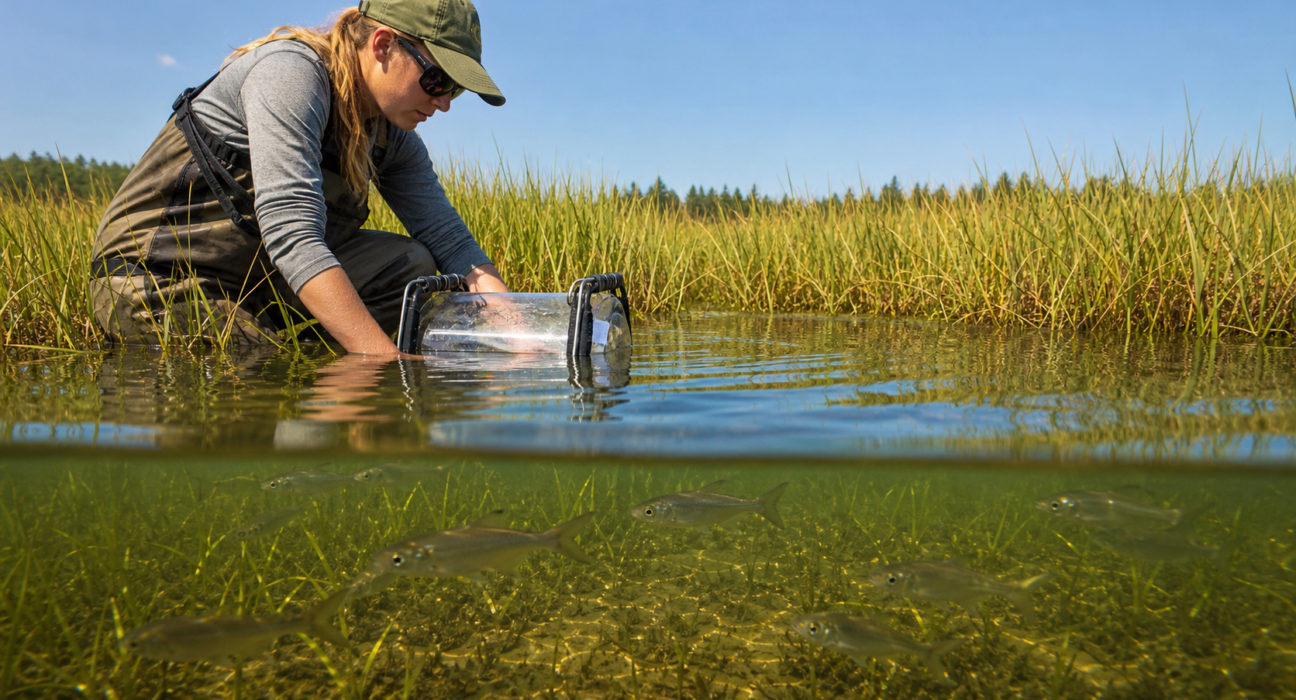 Researchers develop new tools to measure the success of salt marsh restoration using fish behavior
