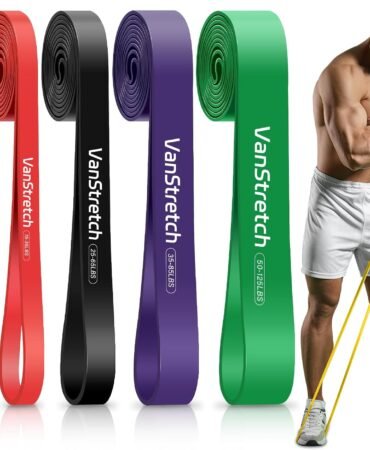 Resistance Bands for Working Out,5-Level Elastic Pull Up Assistance Bands Set for Men & Women,Exercise Bands for Home Workouts,Fitness,Training & Physical Therapy