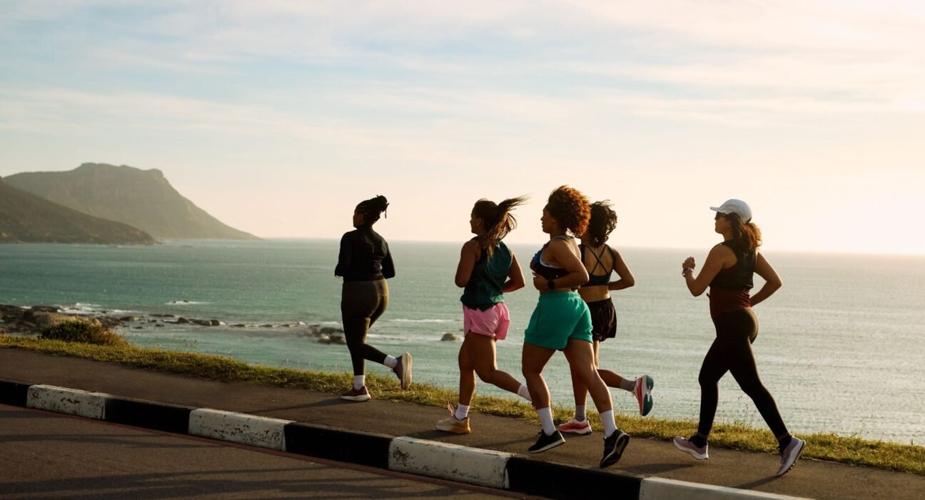 Running together in The Million Mile Summer Challenge
