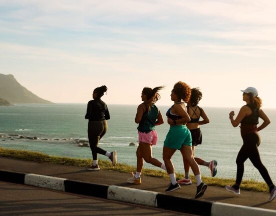 Running together in The Million Mile Summer Challenge