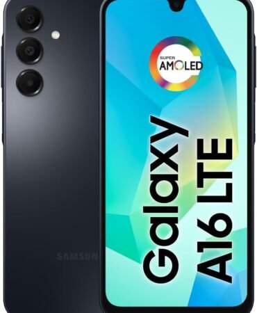 SAMSUNG Galaxy A16 4G Dual SIM (128GB, 2025) 6.7" 90Hz AMOLED, Splash Resistant, 8Core, 50MP Camera (Factory Unlocked International Model for GSM, Global) A165M/DS (25W Fast Charger Bundle, Black)