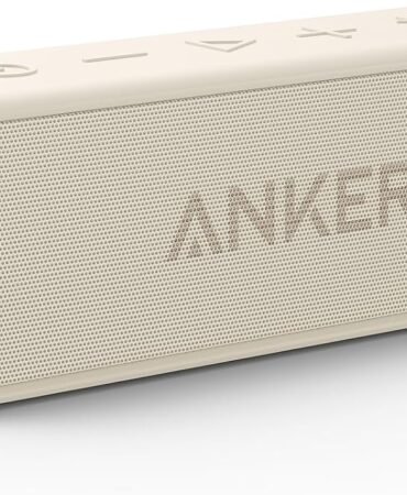 Soundcore Anker 2 Portable Bluetooth Speaker with Stereo Sound, Bluetooth 5, Bassup, IPX7 Waterproof, 24-Hour Playtime, Wireless, Speaker for Home, Outdoors, Travel