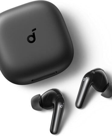 Soundcore P31i by Anker, Real-Time Adaptive Noise Cancelling, Hi-Res Sound, Translation Earbuds, 50H Playtime, Wireless Earbuds, Bluetooth Earphones, Spatial Audio, Fast Charging, IP55 (Black)