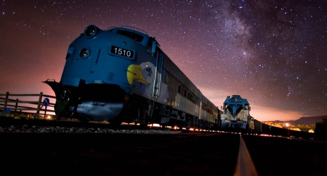 Stargazing and nighttime train trips in America