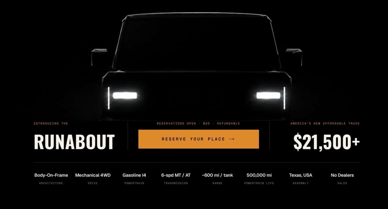 That new "KE" truck startup is describing a side-by-side. Correct?