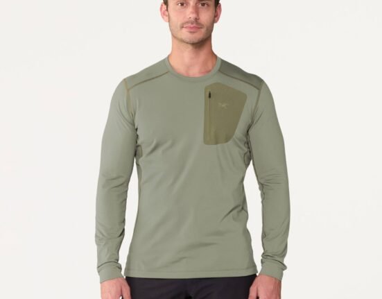 There's over 20% off the Arc'teryx RHO LT Hiking Shirt at REI