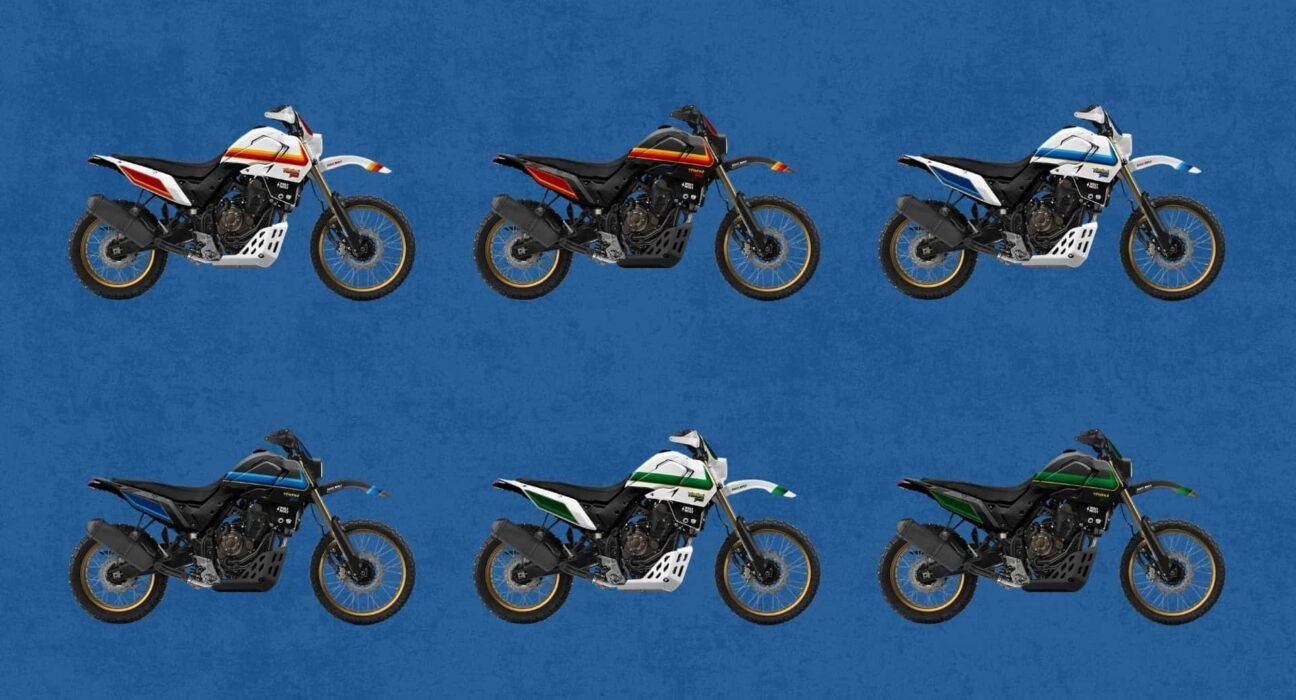 These Yamaha Tenere 700 fairing kits bring back the 1970s. Bell bottoms and acid are not included