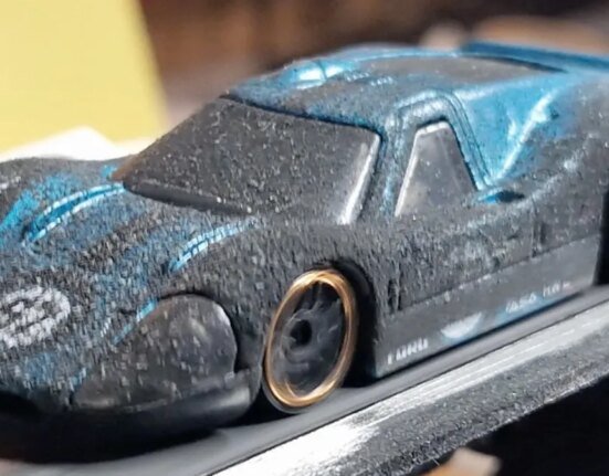 This Hot Wheels car covered 13,459 scale miles in five days
