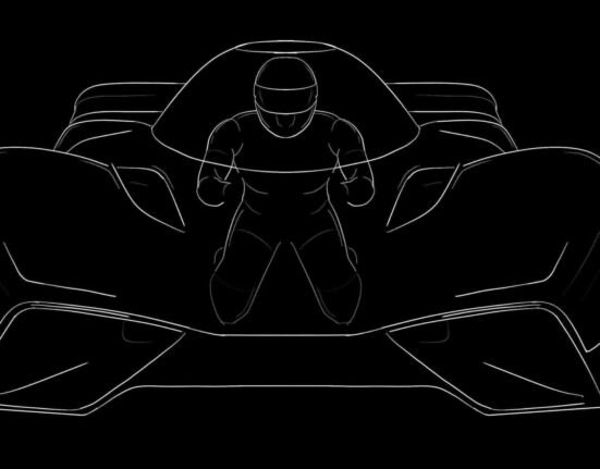 This crazy hypercar makes you drive like a motorcycle. no helmet required