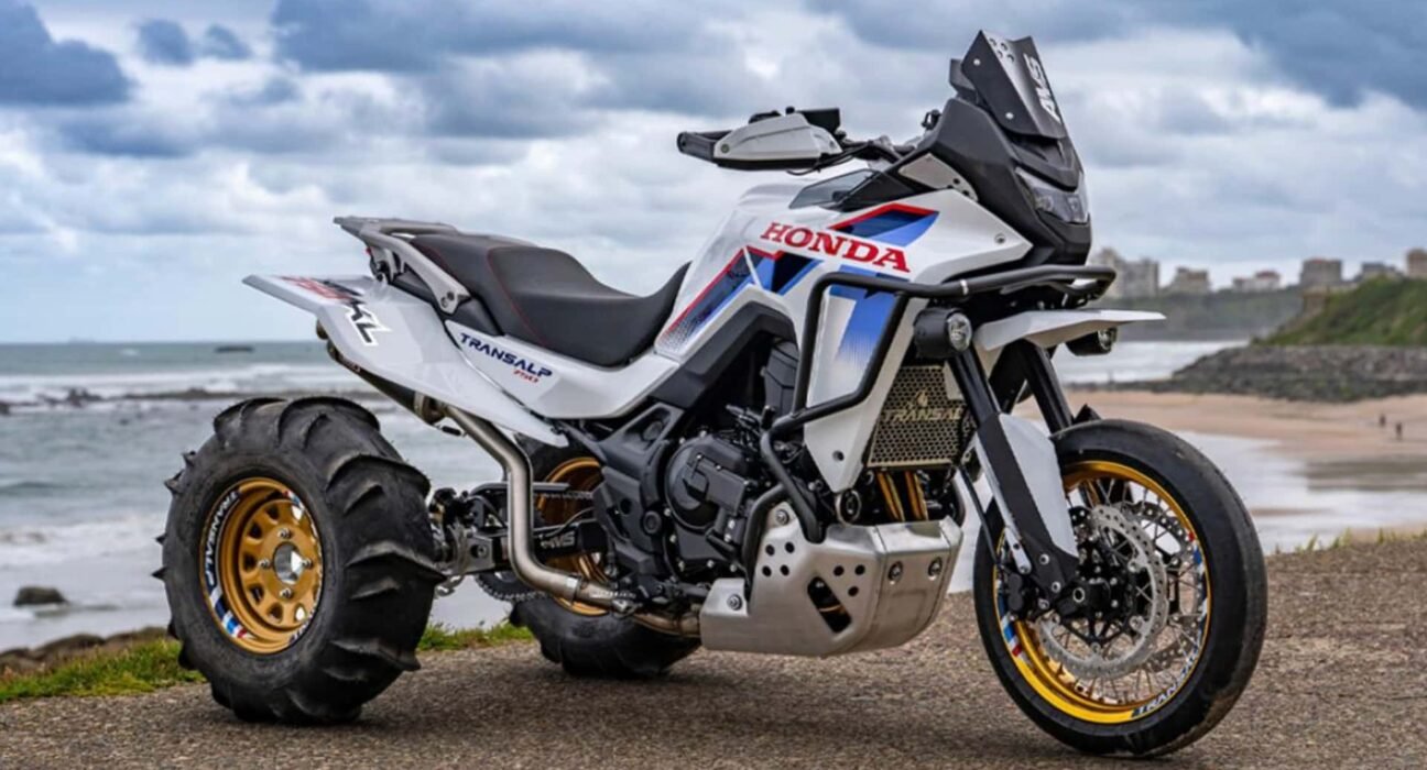 This custom Honda off-road trike is amazing and scary