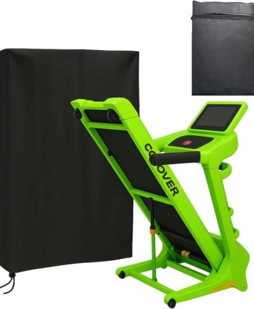 Treadmill Cover, Dustproof UV Protection Running Machine Cover, Exercise Workout Equipment Protective with Drawstring for Home Fitness Equipment Treadmill Indoor & Outdoor
