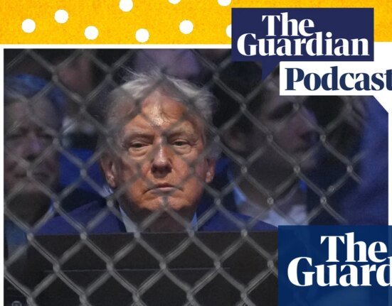 Trump celebrates with peace deal and cage fight - The Full Story Podcast | iran