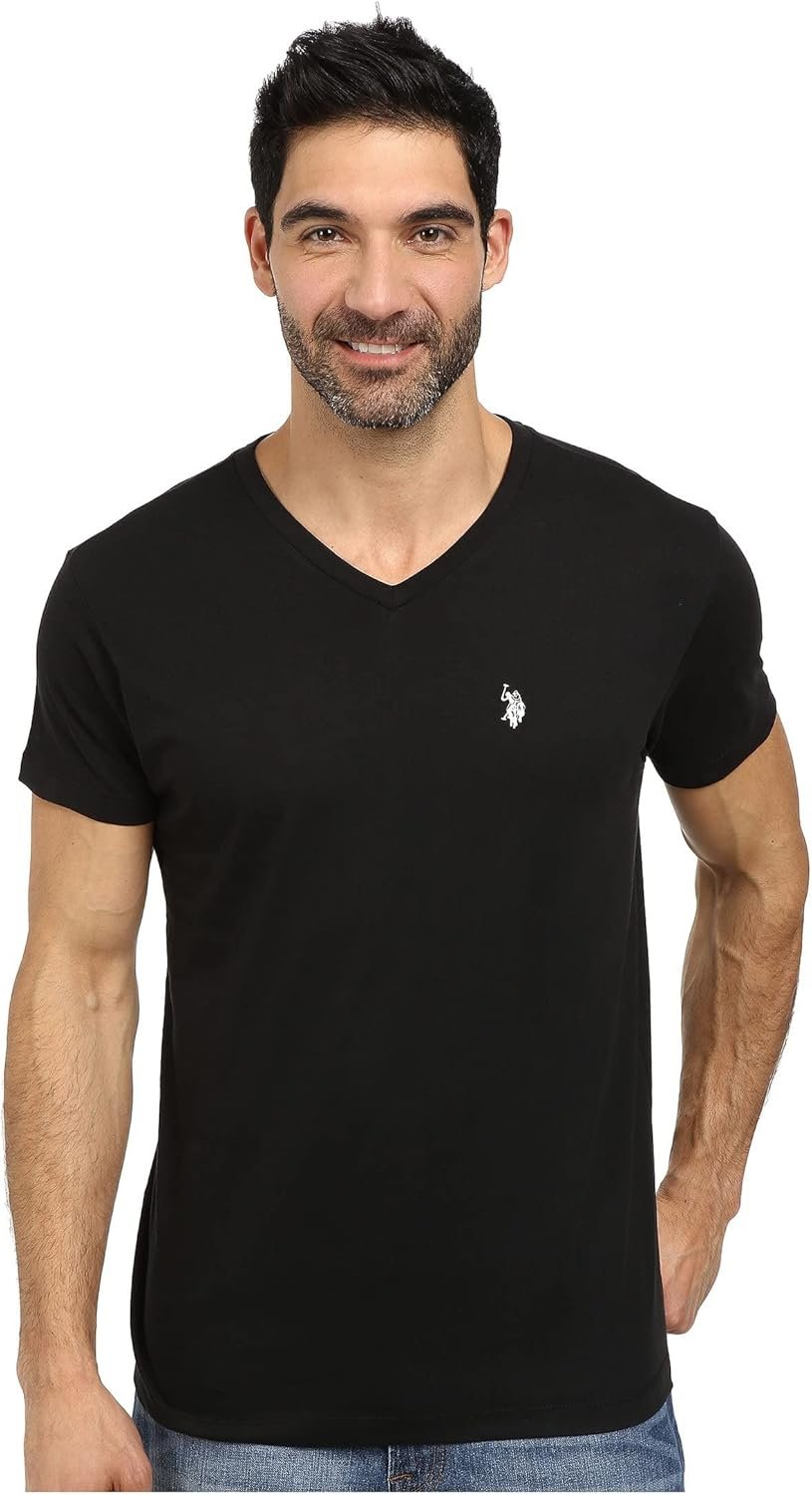 U.S. Polo Assn. Men's Solid V‑Neck T-Shirt