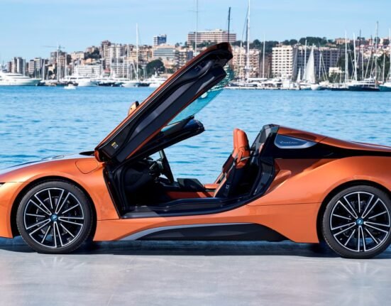 Used BMW i8 as the cheapest butterfly-door exotic priced under $50K