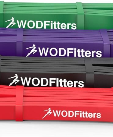 WODFitters Pro Series Pull-Up Assistance Bands – Premium Resistance Loop Bands for Assisted Pull Ups, Muscle Ups, Strength Training & Mobility – Durable Bands for Functional Fitness