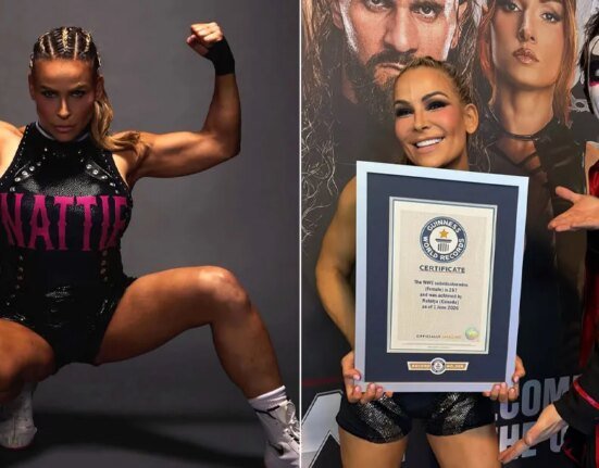 WWE star Natty Neidhart sets new Guinness World Record with 257 submission wins