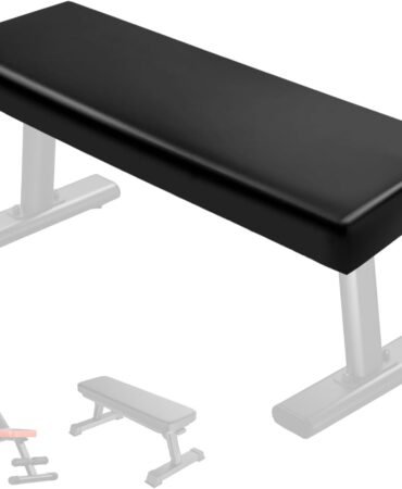 Weight Bench Cover, Workout Bench Cover, Gym Bench Cover, Protection for Adjustable Flat Weight Exercise Fitness Bench, Sit-up Board - Dustproof, Anti-Slip & Machine Washable.(Cover only)