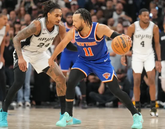 Why were there so many teal sneakers on the court during Game 5?
