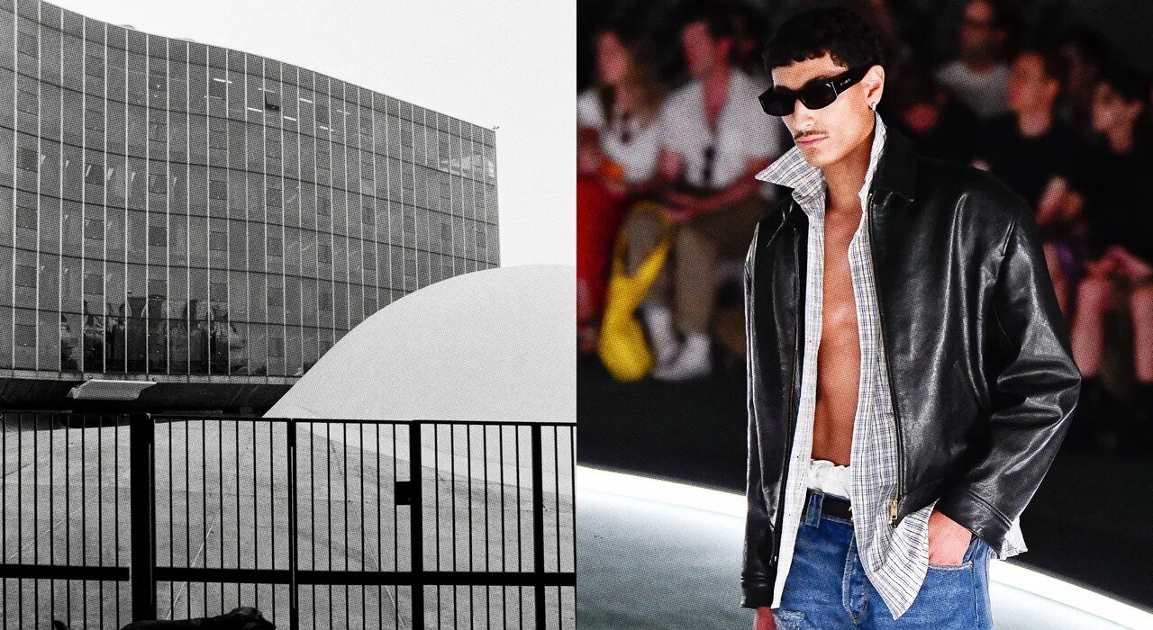 Willy Chavarria held his community-themed runway show at the headquarters of the French Communist Party