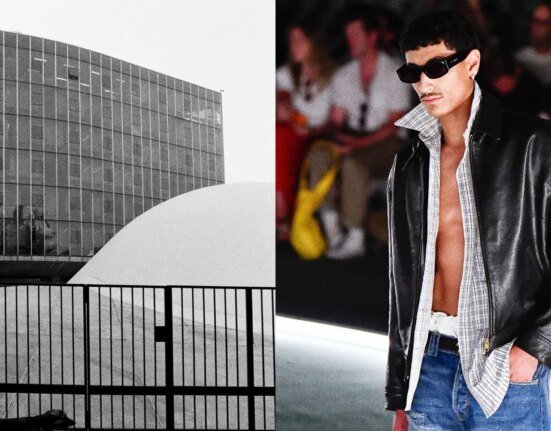 Willy Chavarria held his community-themed runway show at the headquarters of the French Communist Party