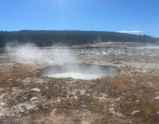 Yellowstone eruption creates 21-foot boiling pool