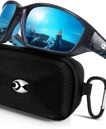 suoso Sports Polarized Sunglasses for Men: Womens UV400 Protection Sun Glasses Wrap Around Goggles for Fishing Driving TR90