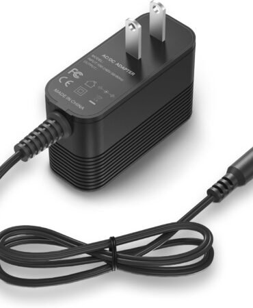 12V DC Power Cord for EverStart Maxx Jump Starter Battery Charger Compatible with Ever Start Max J7CCE J7CE 800A 800 Peak Amps Battery Car Jump Starter 120 PSI Air Compressor 3.1A USB Power LED Camo