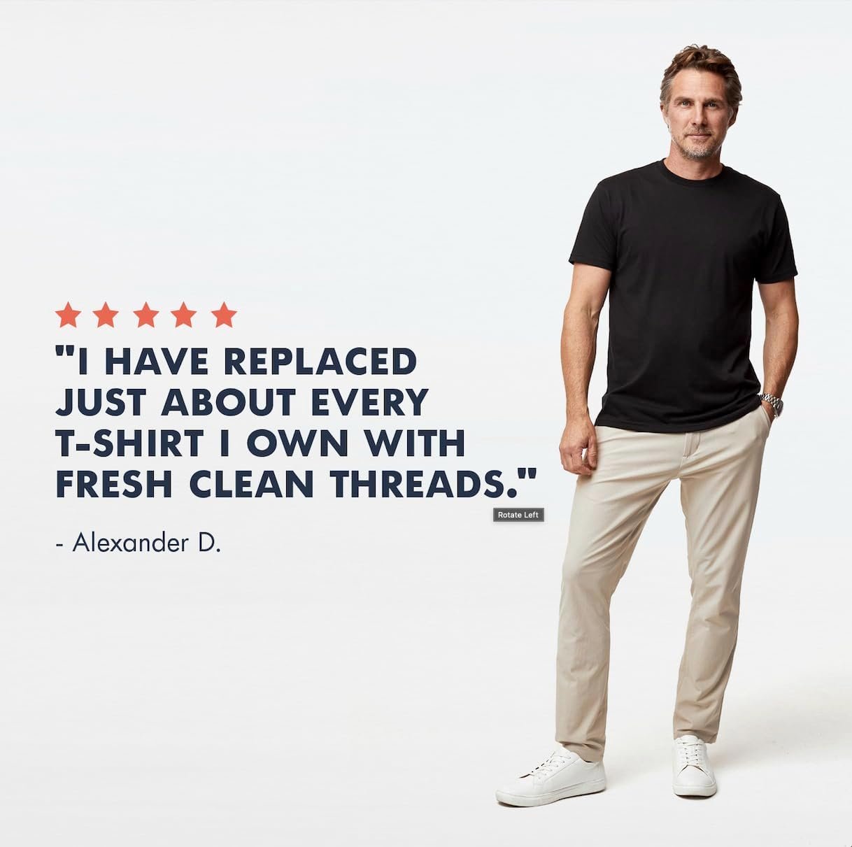 Fresh Clean Threads Men's Crew Neck T-Shirts – Short Sleeve, Fitted Style, Soft Cotton-Poly Blend, Tag-Free Comfort