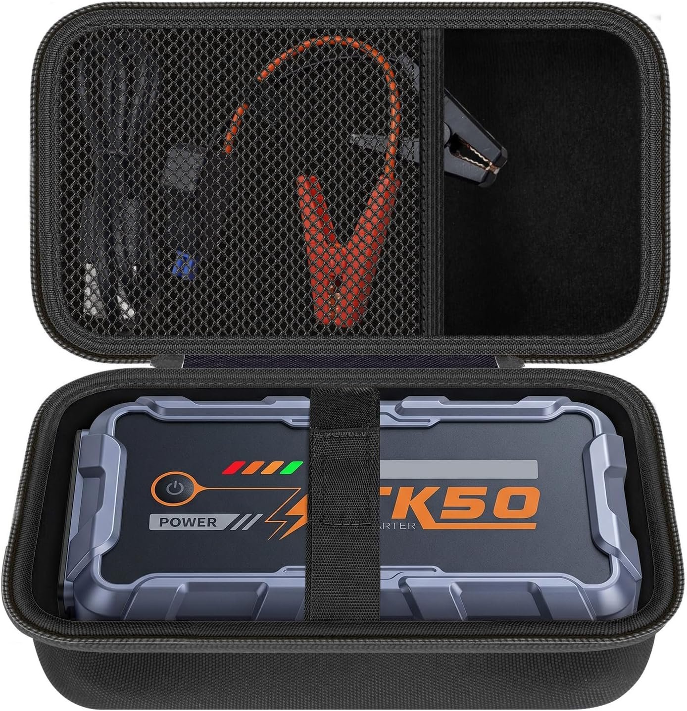 Hard Case for TREKURE TK50 8000A 26800mAh Car Battery Jump Starter, Portable Storage Jump Starter Box (Case Only)